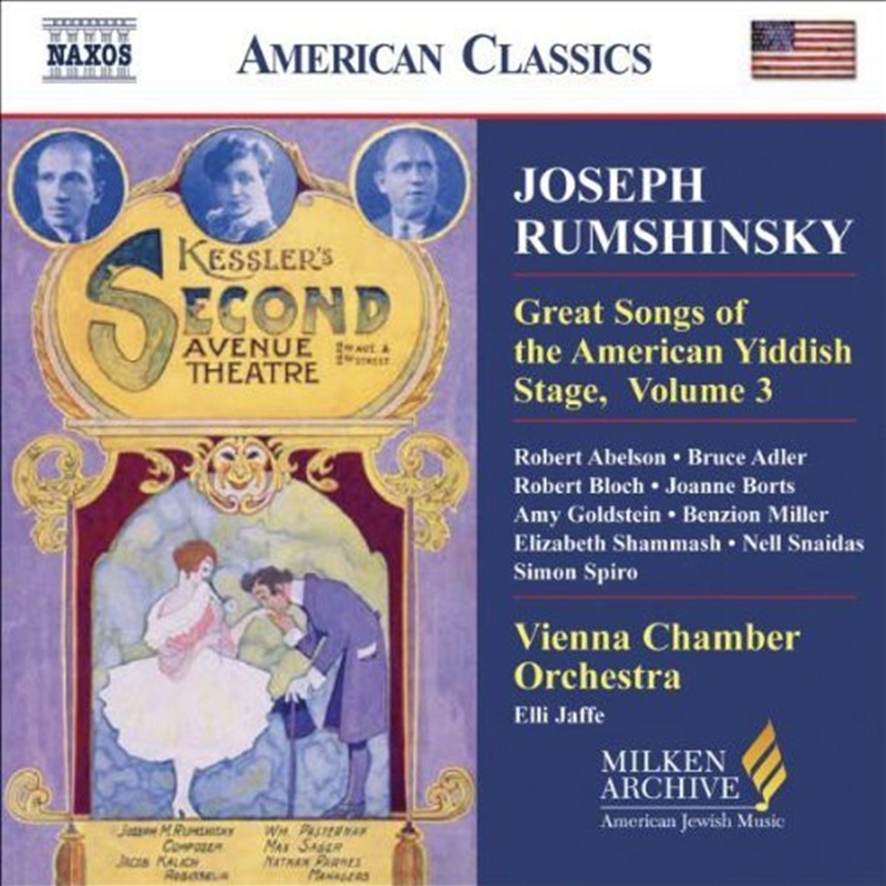 Great Songs Yiddish Stage Vol 3/Product Detail/Classical