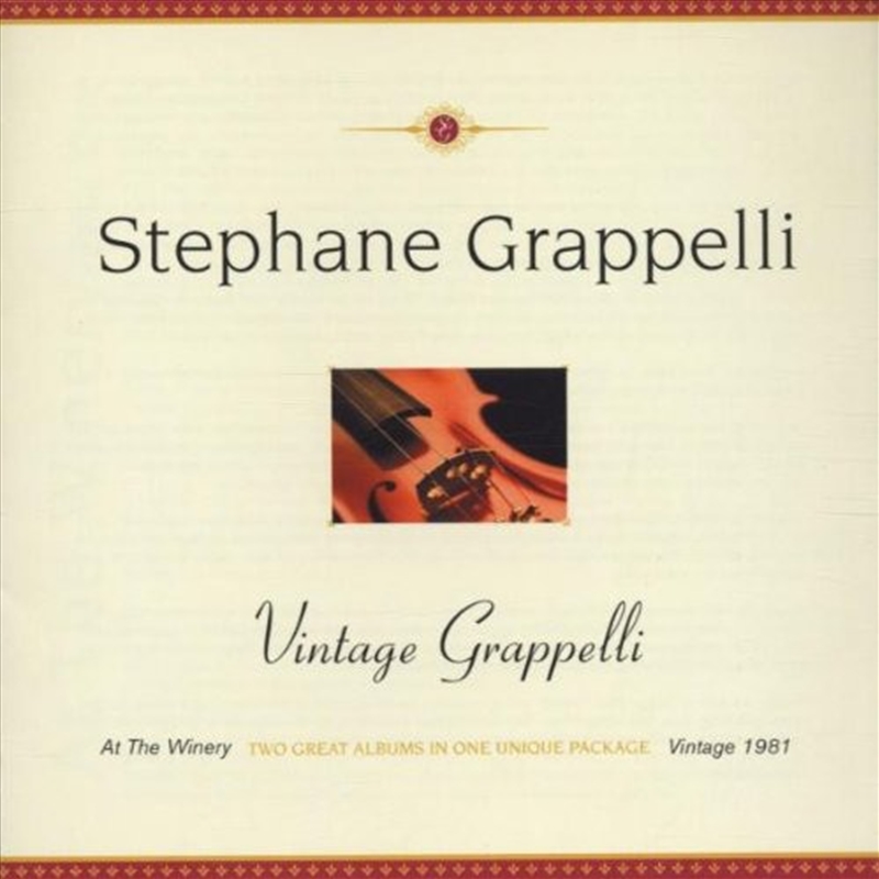 Vintage Grappelli/Product Detail/Jazz