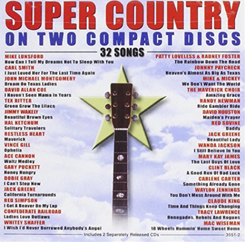 Super Country 32 Song/Product Detail/Country