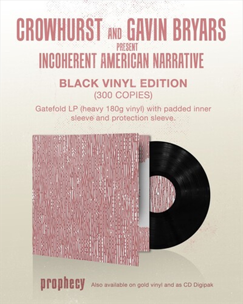 Crowhurst & Gavin Bryars Present Incoherent/Product Detail/Rock