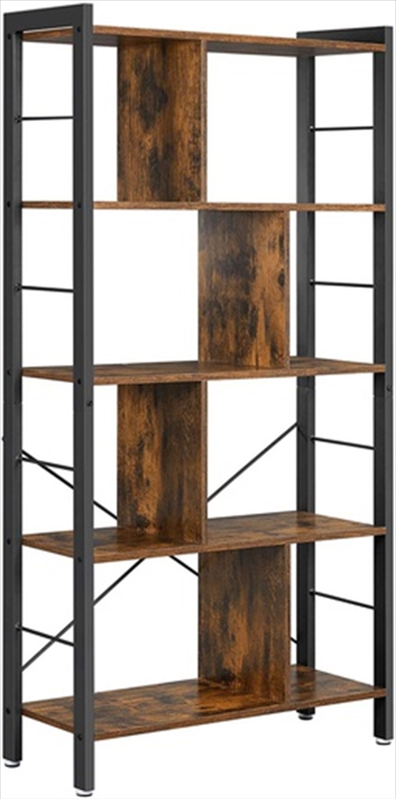 VASAGLE 4 Tier Bookshelf with Compartments/Product Detail/Homewares