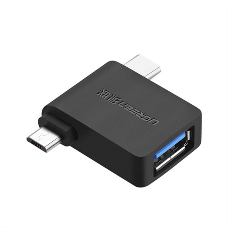 UGREEN Micro USB Male + USB-C to USB 3.0 Female OTG Adapter 30453/Product Detail/Electronics