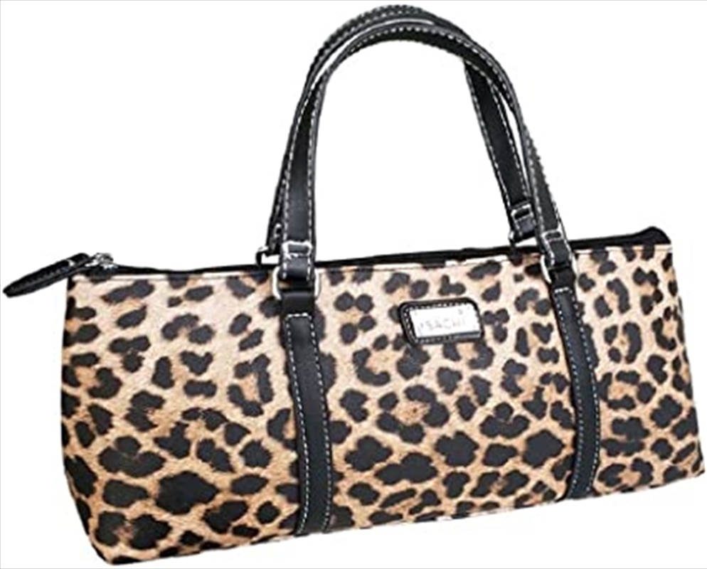 Sachi Insulated Wine Purse - Leopard Natural 8832-3NA/Product Detail/Diningware