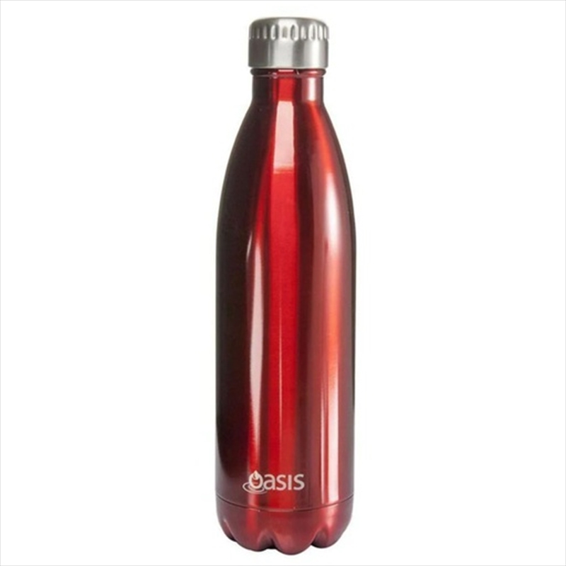 Oasis Stainless Steel Double Wall Insulated Drink Bottle 750ml - Red/Product Detail/Drink Bottles