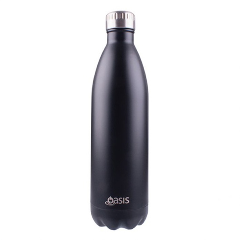 Oasis Stainless Steel Double Wall Insulated Drink Bottle 750ml - Matte Black/Product Detail/Drink Bottles