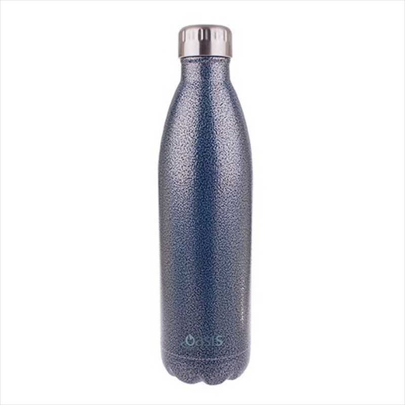 Oasis Stainless Steel Double Wall Insulated Drink Bottle 750ml - Hammertone Blue/Product Detail/Drink Bottles