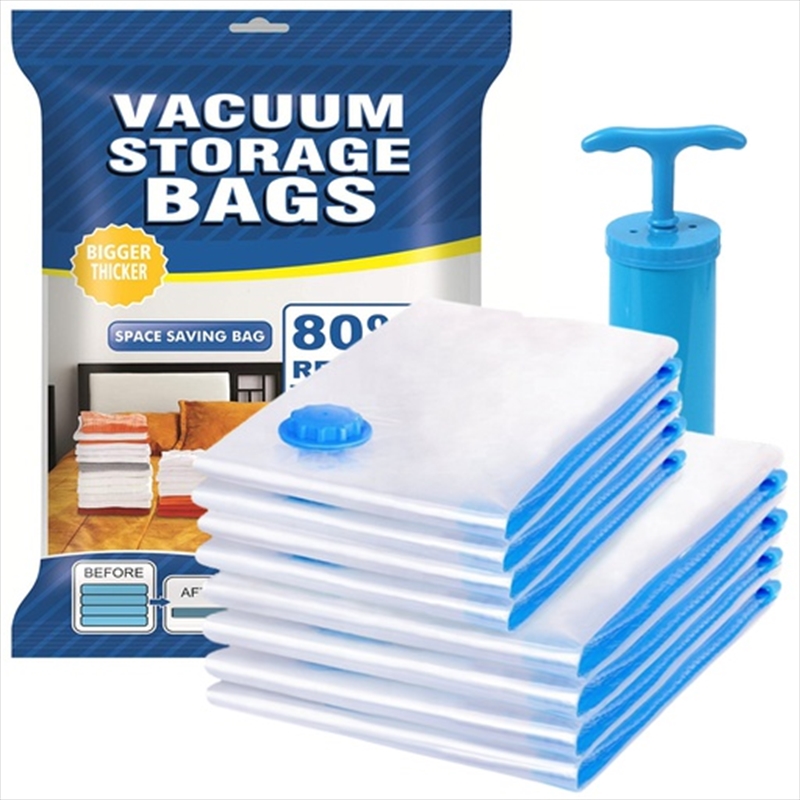 GOMINIMO Vacuum Storage Bag Pack of 8 (4x Jumbo, 4x Large)/Product Detail/Homewares