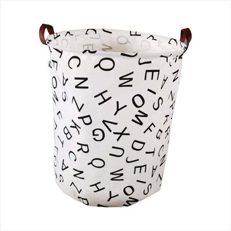 GOMINIMO Laundry Basket Round Foldable (Alphabet)/Product Detail/Homewares