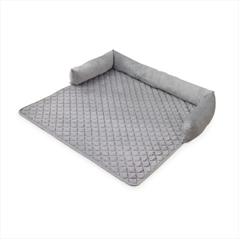 FLOOFI Pet Sofa Cover with Bolster M Size (Light Grey)/Product Detail/Pet Accessories