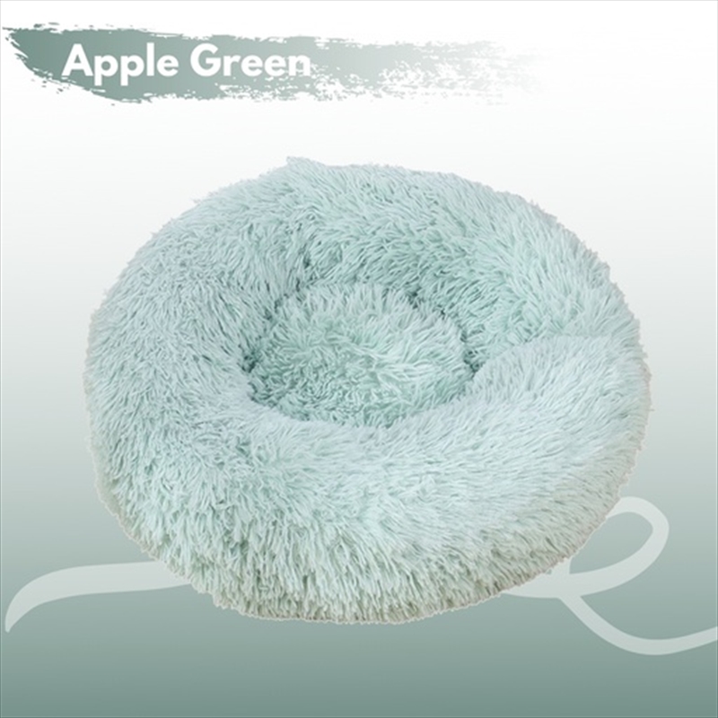 Floofi Ped Bed Round Plush 60cm (Apple Green)/Product Detail/Pet Accessories