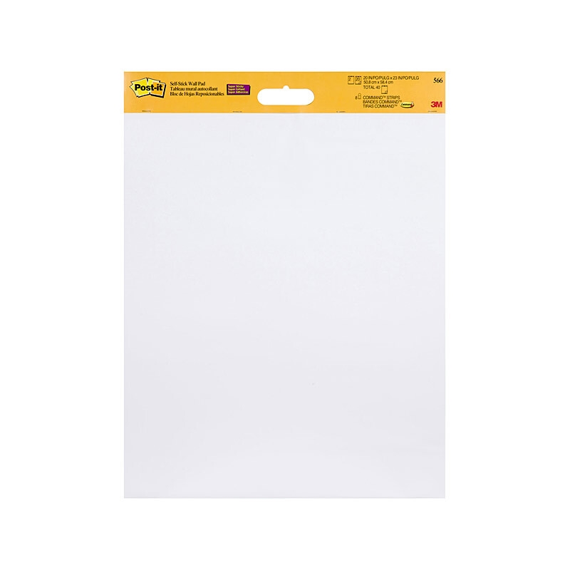 POST-IT Wall Pad 566 White Pack of 2/Product Detail/Stationery