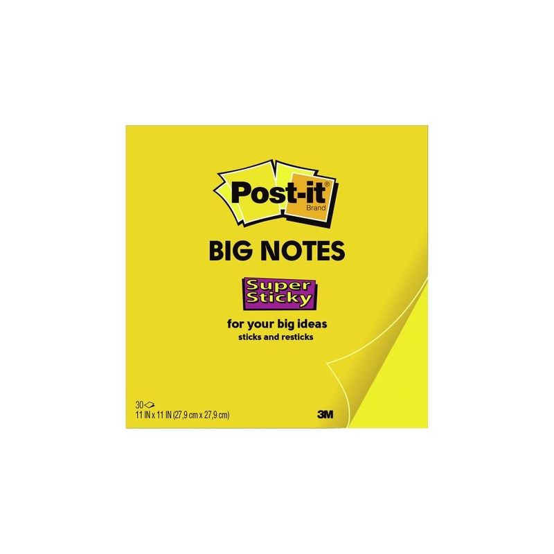 POST-IT Note BN11 Super Sticky Yellow 279x279/Product Detail/Stationery