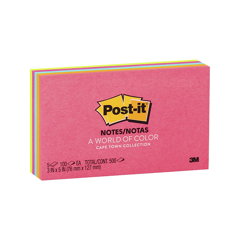 POST-IT Note 655-5PK CT 73X123 Pack of 5/Product Detail/Stationery