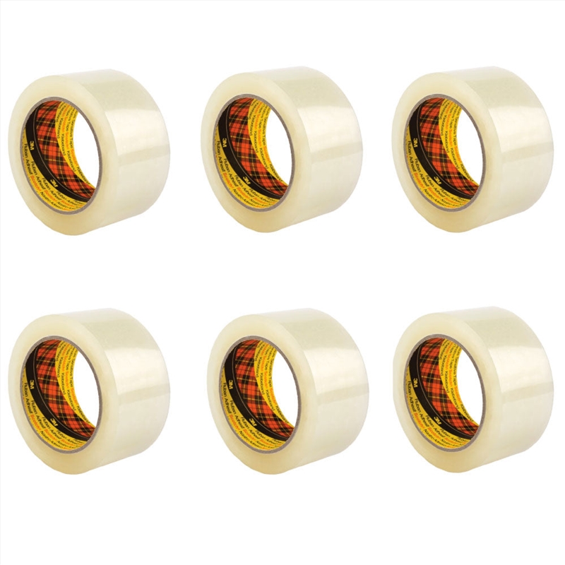 6x 3M Scotch Clear Packaging 370 Tape 48mmx75m Strong Packing Moving Adhesive/Product Detail/Stationery