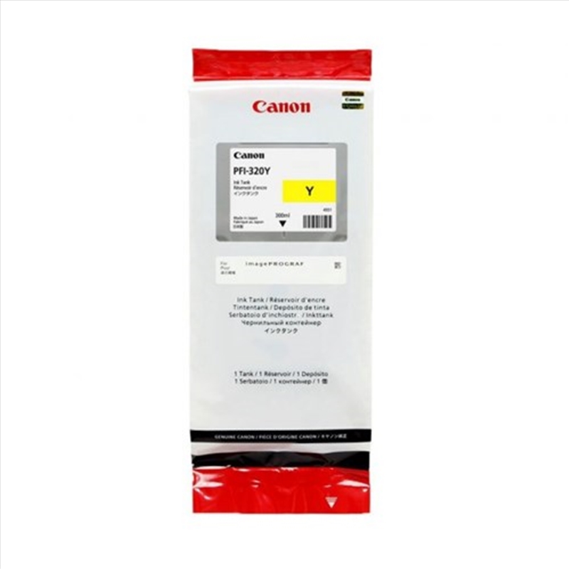 CANON PFI-320Y YELLOW INK FOR TM RANGE - 300ML/Product Detail/Stationery