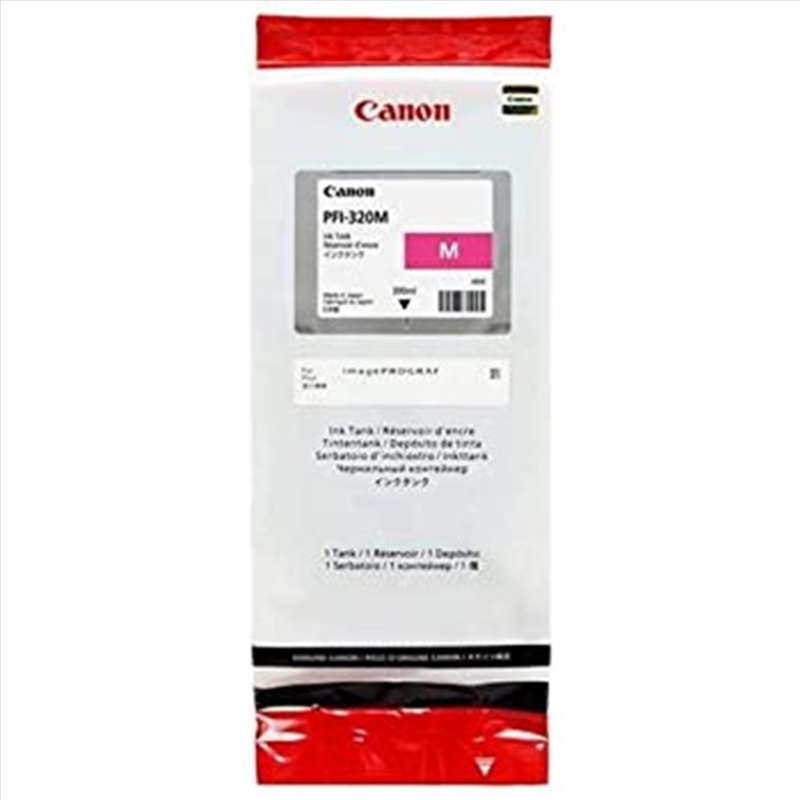 CANON PFI-320M MAGENTA INK FOR TM RANGE - 300ML/Product Detail/Stationery