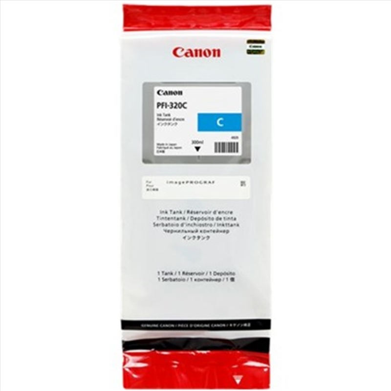 CANON PFI-320C CYAN INK FOR TM RANGE - 300ML/Product Detail/Stationery