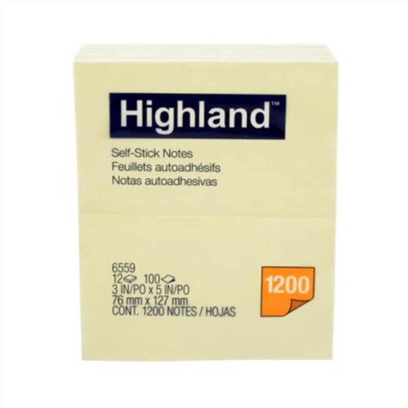 HIGHLAND Notes 6559 Pack of 12 Bx12/Product Detail/Stationery