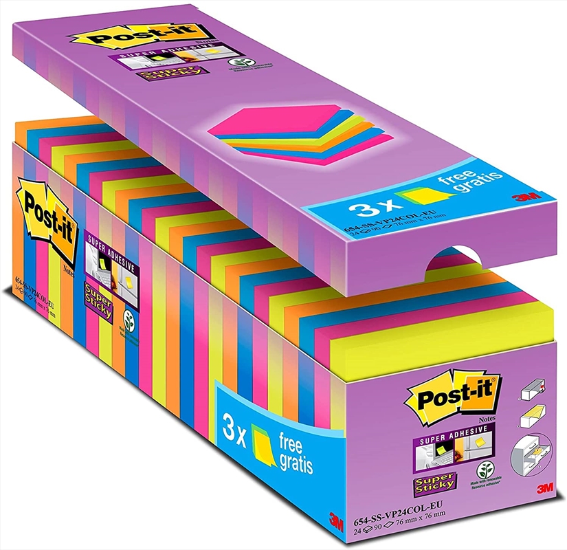 Post-It Notes 654-SUC Pack of 5/Product Detail/Stationery