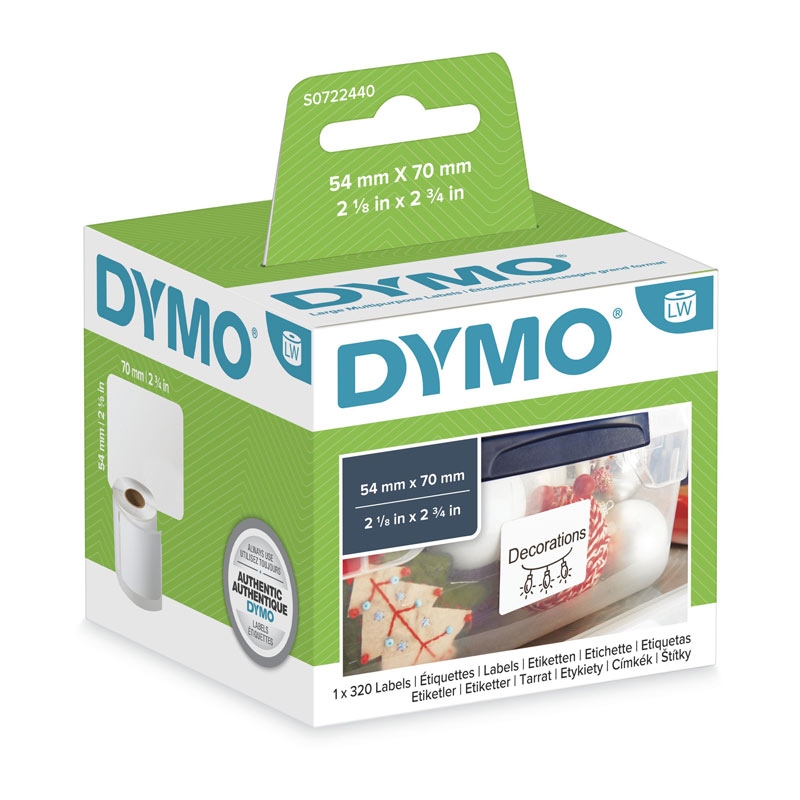 DYMO LW MP Label 54mm x 70mm/Product Detail/Stationery