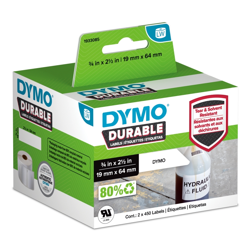 DYMO LW Dur MP Label 19x64mm/Product Detail/Stationery