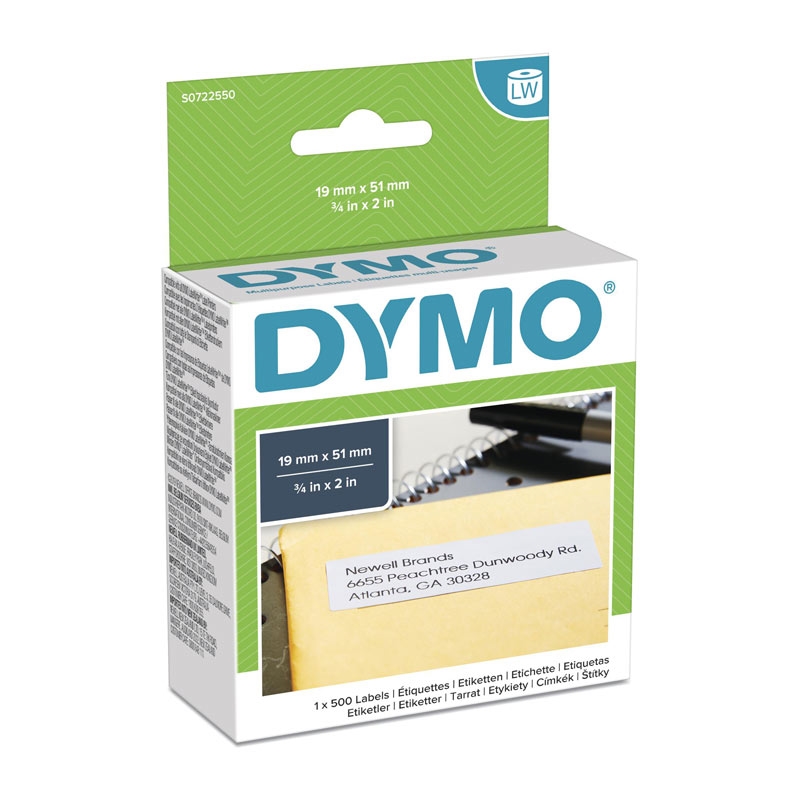 DYMO LW 19mm x 51mm White/Product Detail/Stationery