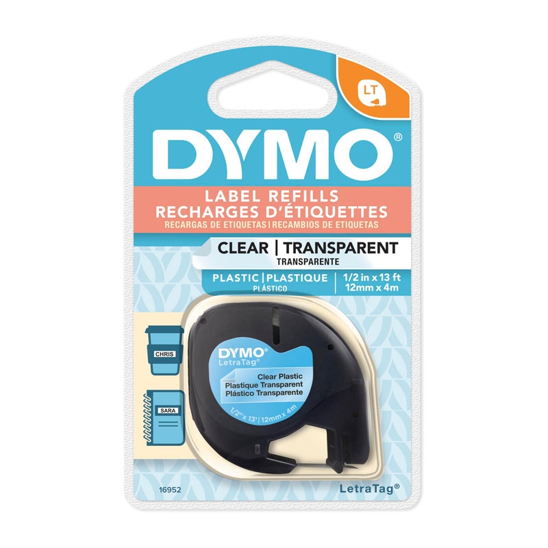 DYMO Light Plastic 12mm x 4m Clr/Product Detail/Stationery