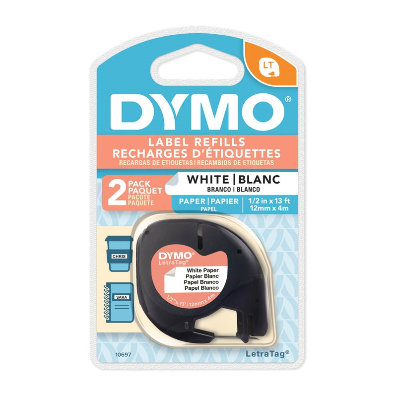 DYMO Light Paper 12mm x 4m Wh 2pk/Product Detail/Stationery