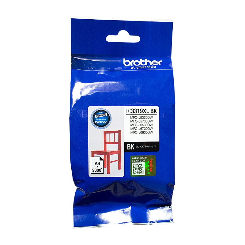 BROTHER LC-3319 XL Black to Suit - J5330DW/J5730DW/J6530DW/J6730DW/J6930DW/Product Detail/Stationery