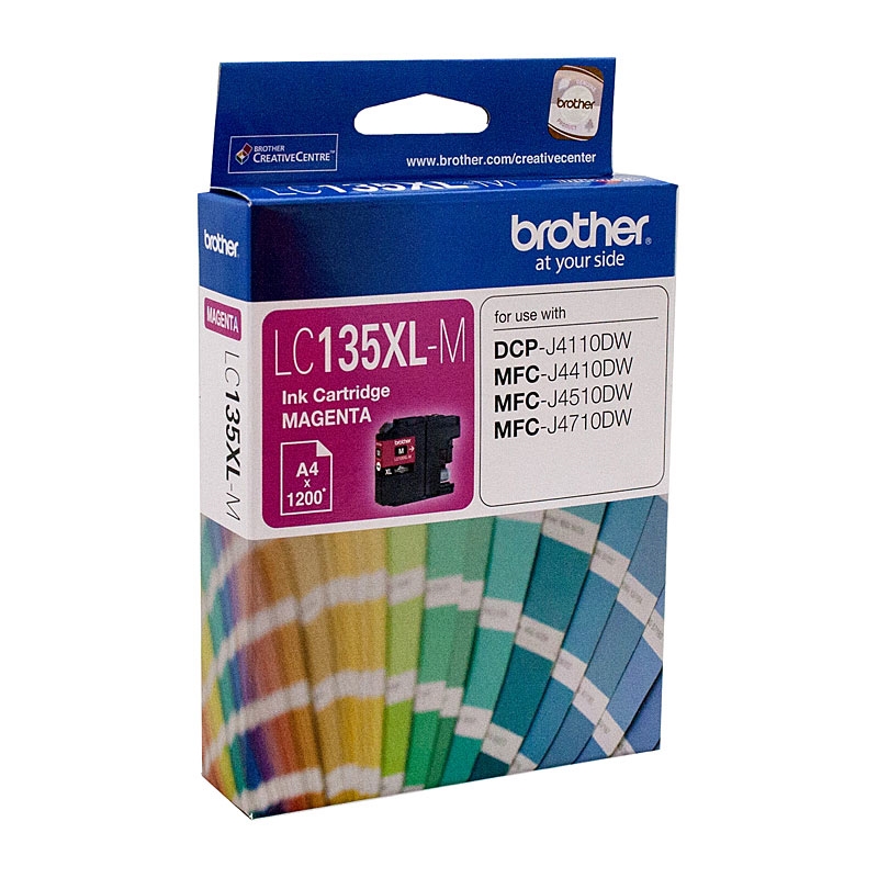 BROTHER LC-135XLM Magenta Ink Cartridge - MFC-J6520DW/J6720DW/J6920DW and DCP-J4110DW/MFC-J4410DW/J4/Product Detail/Stationery