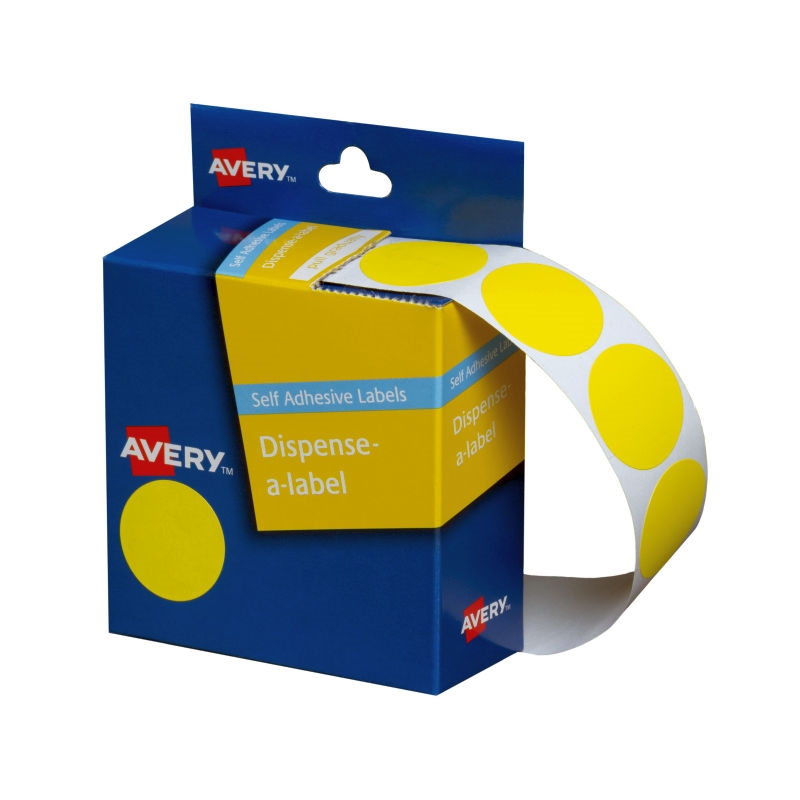 AVERY Display Yellow 24mm Roll500/Product Detail/Stationery