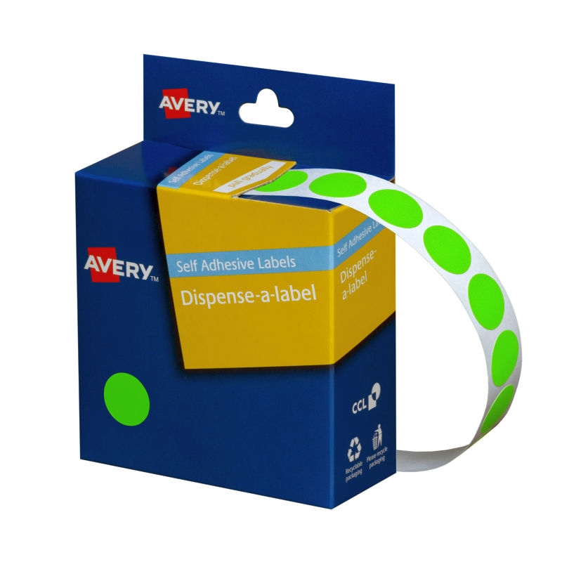 AVERY Display 14mm Green Roll700/Product Detail/Stationery