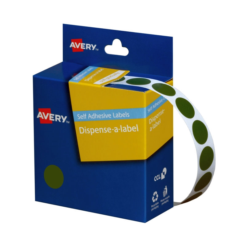 AVERY Display 14mm Green Roll1050/Product Detail/Stationery