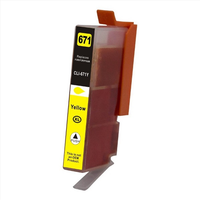 CLI-671XL Yellow Premium Compatible Inkjet Cartridge/Product Detail/Stationery