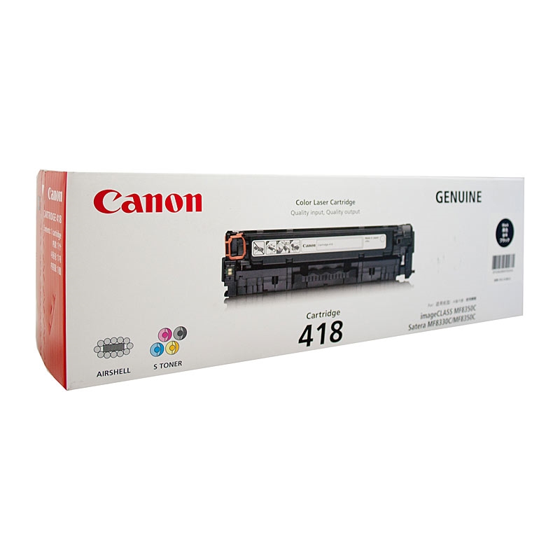 CANON Cartridge418 Black Toner/Product Detail/Stationery