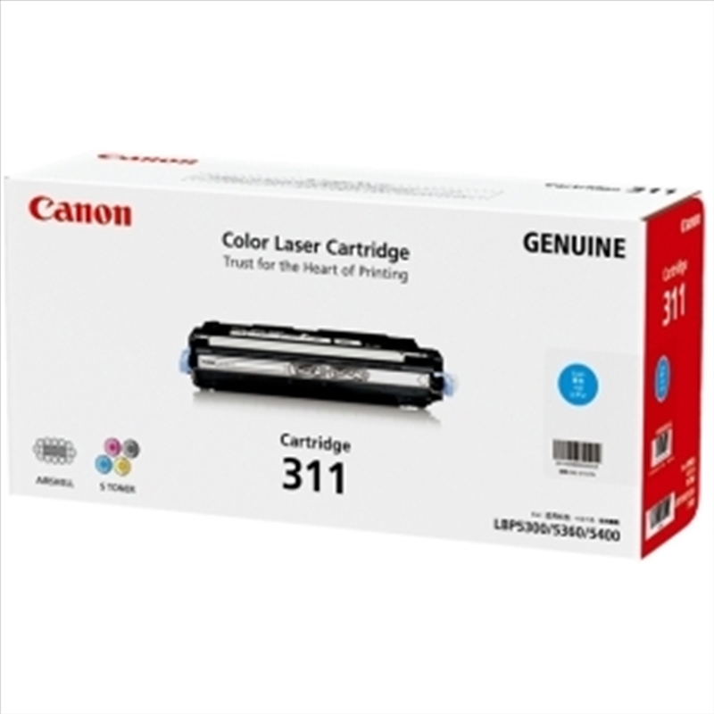 CANON CART311C CYAN TONER FOR LBP5360 MF9170C 2K/Product Detail/Stationery