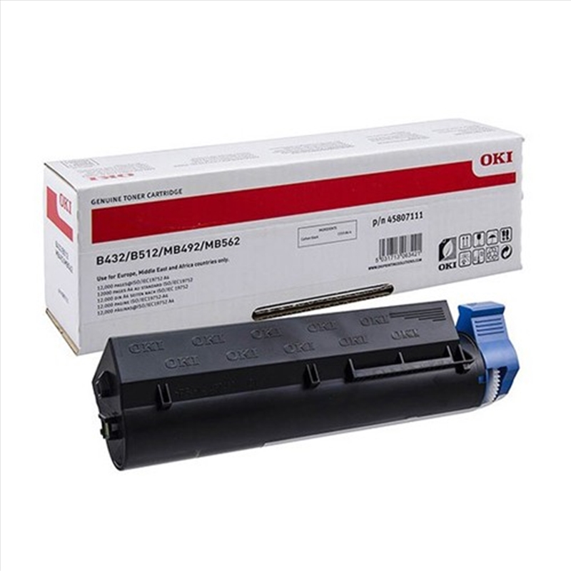 OKI B432 EHY Black Toner/Product Detail/Stationery