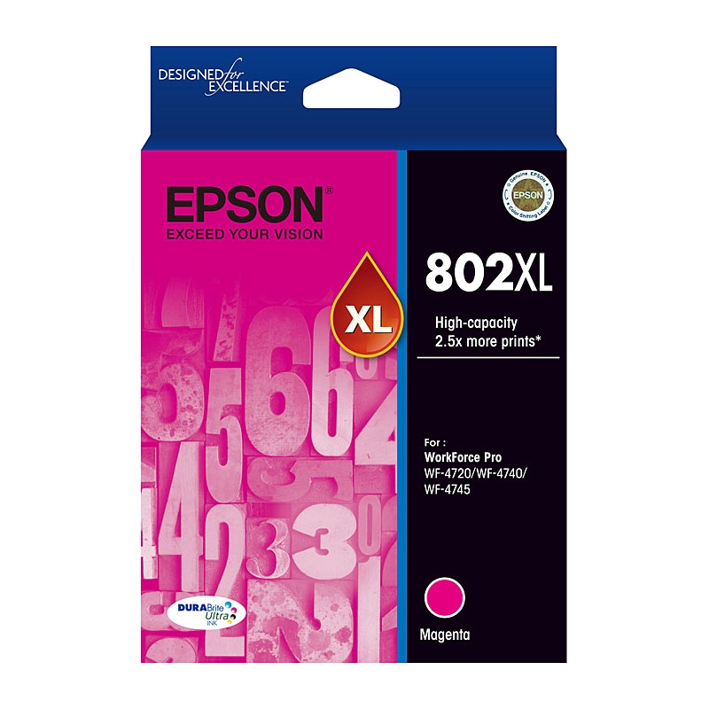 EPSON 802XL Magenta Ink Cartridge/Product Detail/Stationery