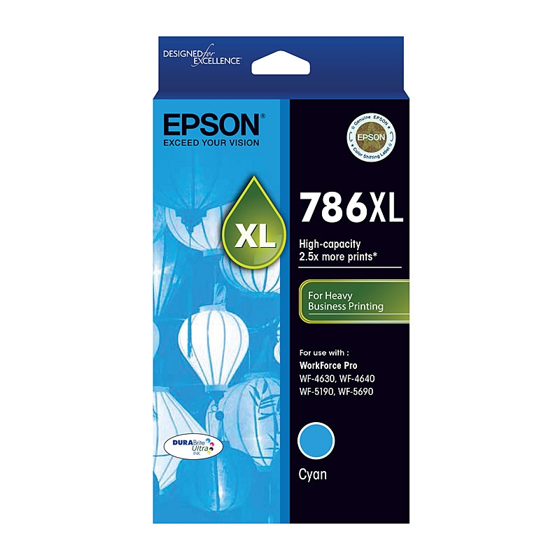 EPSON 786XL Cyan Ink Cartridge/Product Detail/Stationery