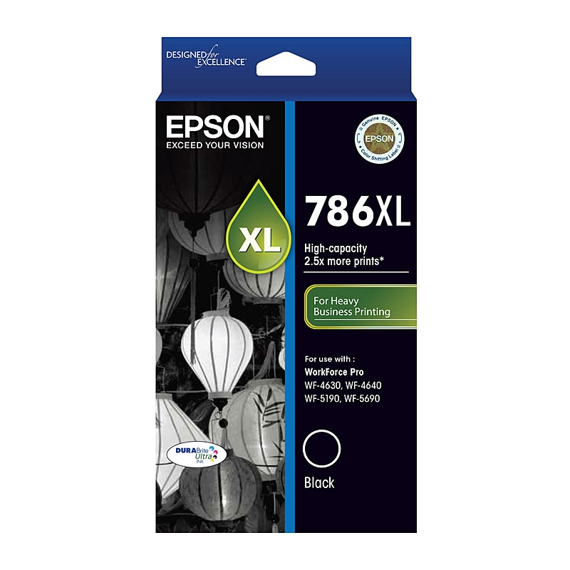 EPSON 786XL Black Ink Cartridge/Product Detail/Stationery