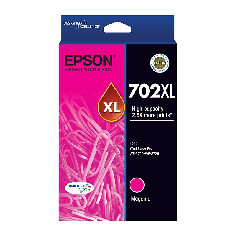 EPSON 702XL Magenta Ink Cartridge/Product Detail/Stationery