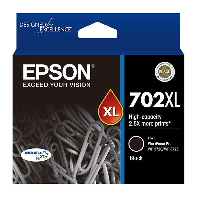 EPSON 702XL Black Ink Cartridge/Product Detail/Stationery