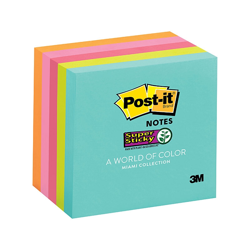 POST-IT 654-5SSMIA Miami 75X75 Pack of 5/Product Detail/Stationery