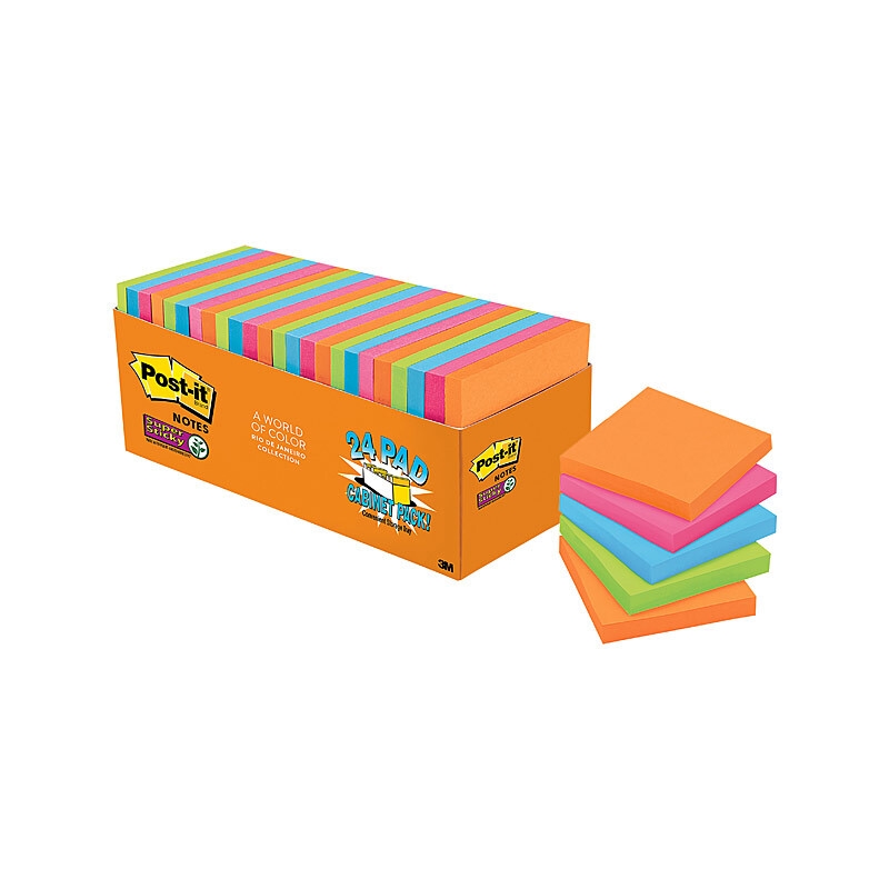 POST-IT 654-24SSAU-CP SS RDJ Pack of 24/Product Detail/Stationery