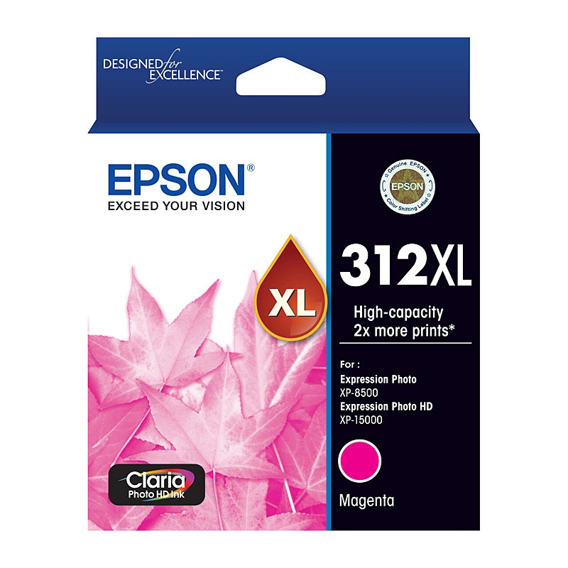 EPSON 312XL Magenta Ink Cartridge/Product Detail/Stationery