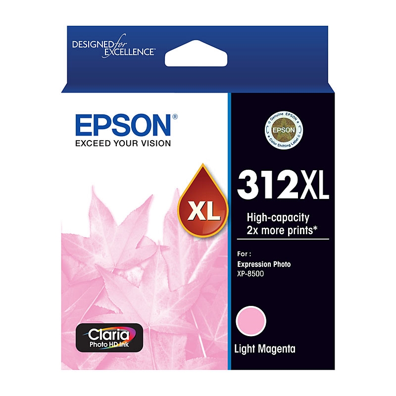 EPSON 312XL Light Magenta Ink Cartridge/Product Detail/Stationery