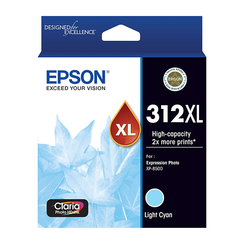 EPSON 312XL Light Cyan Ink Cartridge/Product Detail/Stationery