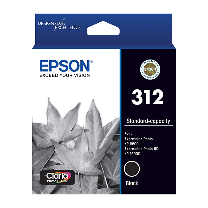 EPSON 312XL Black Ink Cartridge/Product Detail/Stationery