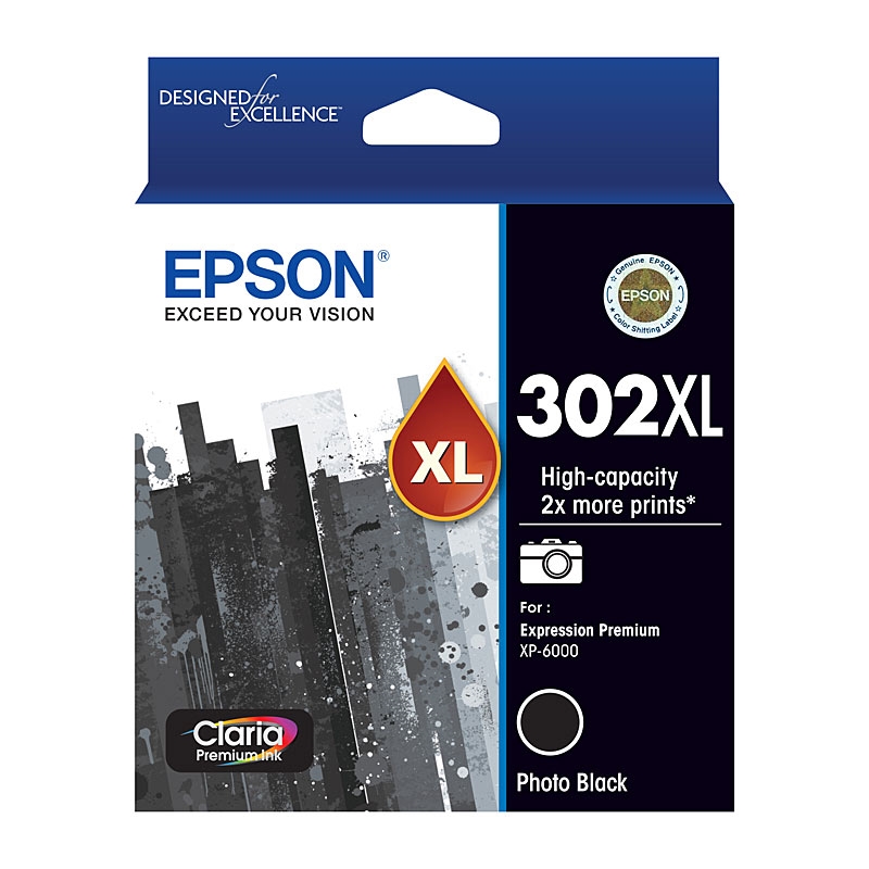 EPSON 302XL Photo Black Ink Cartridge/Product Detail/Stationery