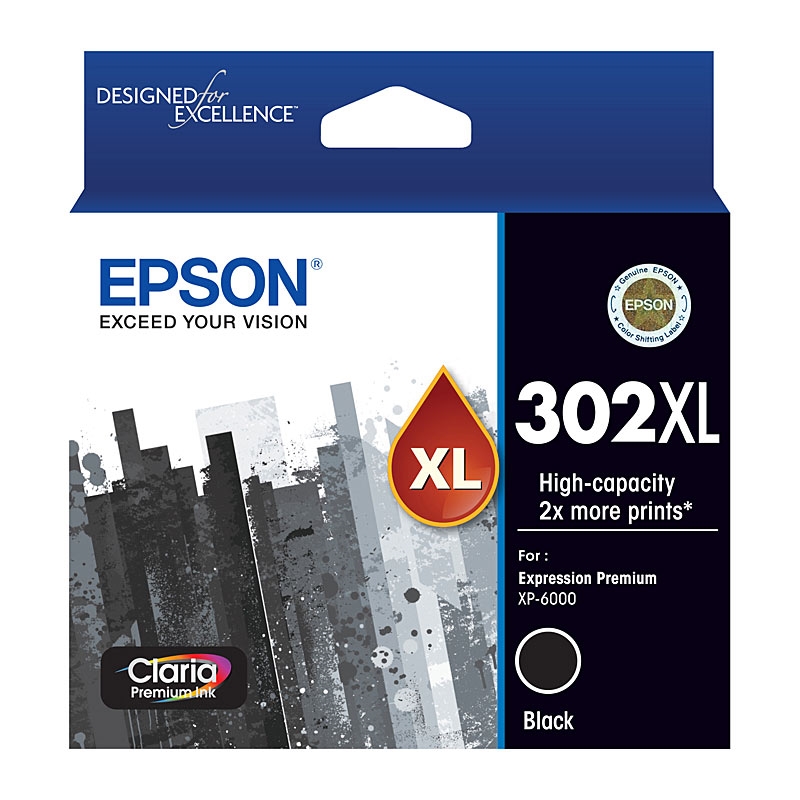 EPSON 302XL Black Ink Cartridge/Product Detail/Stationery